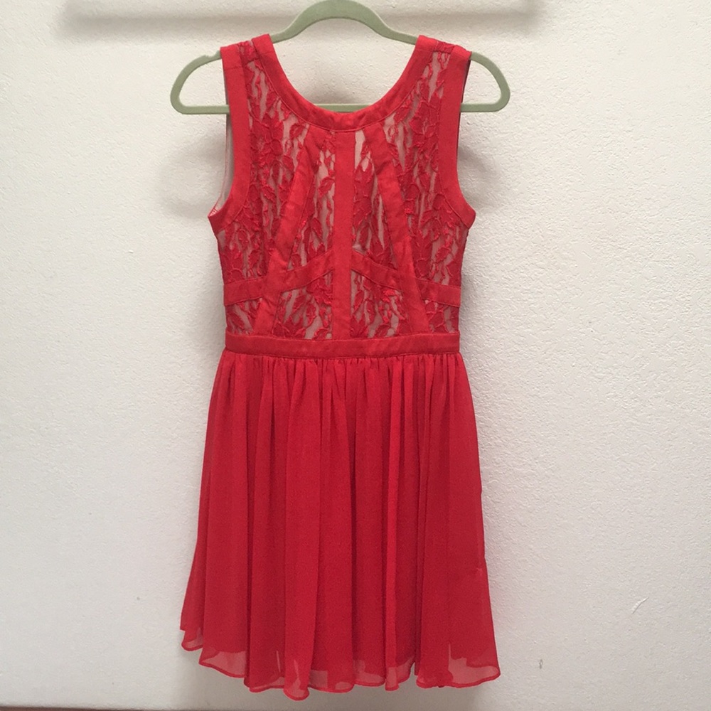Rampage Red Dress - Picture 2 of 4